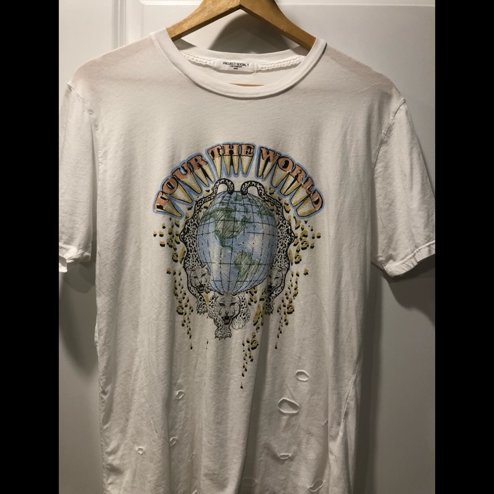 Project Social T Distressed Short Sleeve T-Shirt